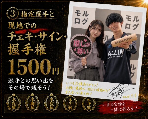 【現地商品】チェキ・握手・サイン権